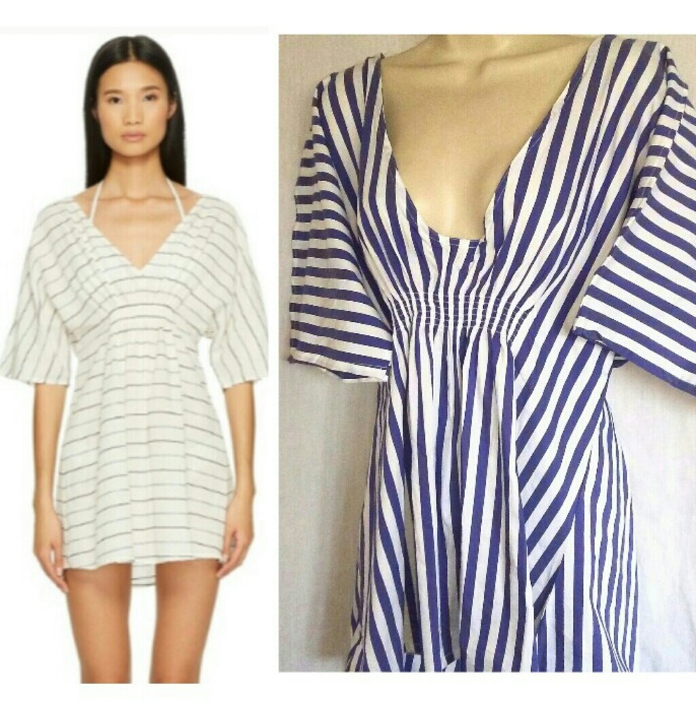Onia Alessandra striped swim cover up Size XSmall